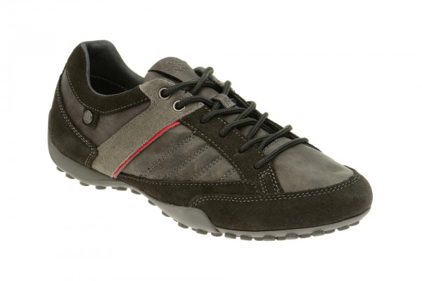 Geox Respira Snake B Sneakers in dunkelgrau - Herrenschuhe