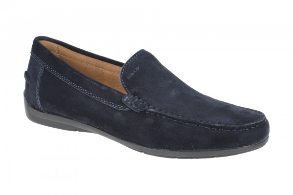 Geox Respira Simon A Slippers in dunkelblau navy Herren Halbschuhe