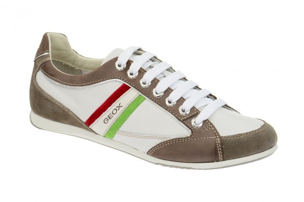 Geox Respira Andrea P Herren Sneaker in weiß beige online kaufen!