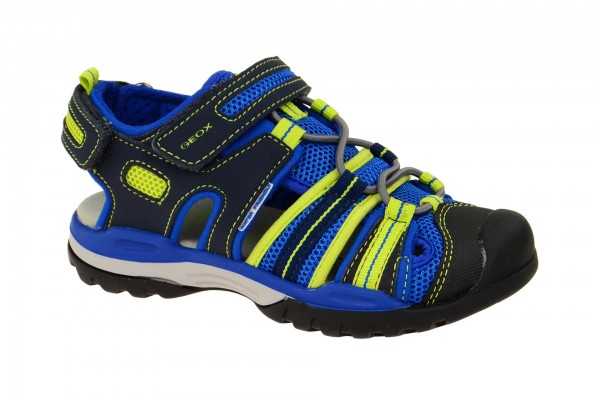 Geox Respira Borealis Outdoor Kinder Sandaletten in blau gelb