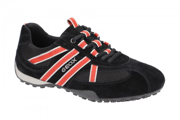 Geox SNAKE Schuhe - sportliche Halbschuhe für Herren in schwarz - U2207S A2214 C0038