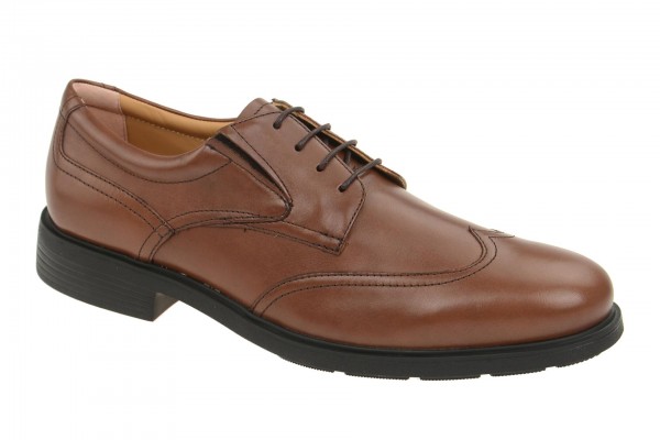 Geox Respira Dublin A Herren Halbschuhe in whisky hellbraun