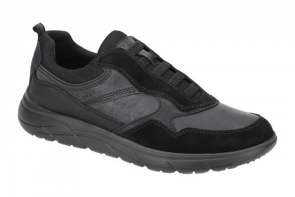 Geox PORTELLO Schuhe - sportliche Slipper für Herren in schwarz - U26E1B 0PT22 C9999