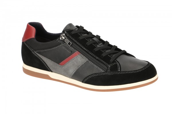 Geox RENAN Schuhe - sportliche Halbschuhe für Herren in schwarz - U824GC 022BC C0260