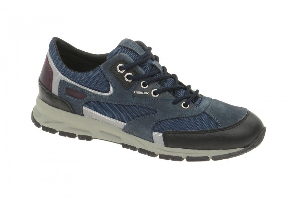 Geox Respira Delray Sneakers in blau Freizeitschuhe