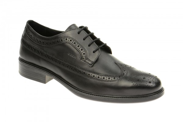 Geox Respira Carnaby C - elegante Businessschuhe in schwarz