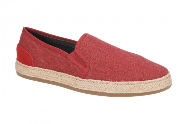 Geox PANTELLERIA Schuhe - komfortable Herrenslipper in rot - U25DWA 000NB C7000