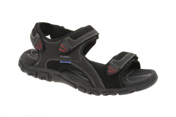 Geox Respira S.Strada C Sandalette in schwarz Schwimmsandale