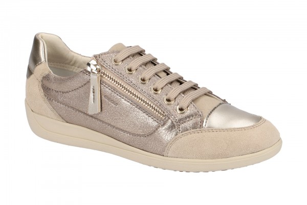 Geox Respira Myria A Damen Halbschuhe in grau silber Sneakers