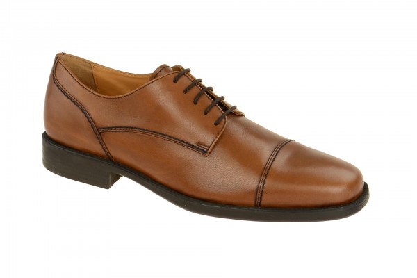 Geox Respira Federico A Business Herrenschuhe in cognac braun