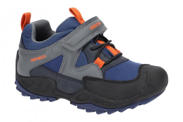 Geox Jungen Schuhe Savage ABX in blau grau Amphibiox