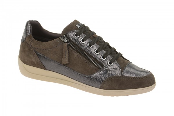 Geox Respira Myria A Damen Halbschuhe in braun Sneakers