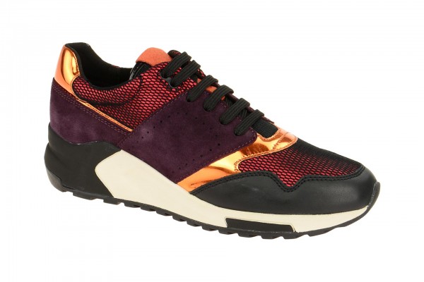 Geox Respira PHYTEAM Sneakers in dunkelrot Schuhe