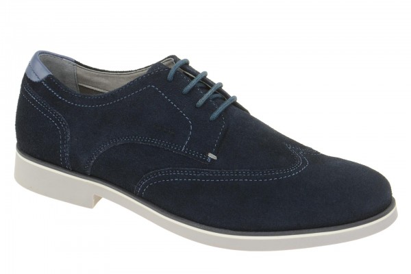 Geox Respira Danio A Business Herrenschuhe in dunkel-blau navy