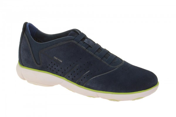 Geox Respira Nebula A Slipper in blau grün Herren Sneakers