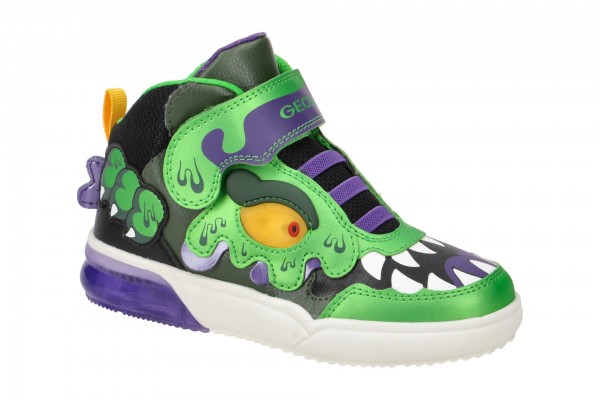 Geox GRAYJAY BOY Schuhe - Kinderschuhe Jungen in grün - J369YA 05011 C3313