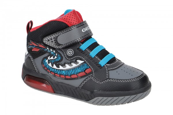 Geox INEK BOY Schuhe - Kinderschuhe Jungen in schwarz - J949CE 05411 C9221