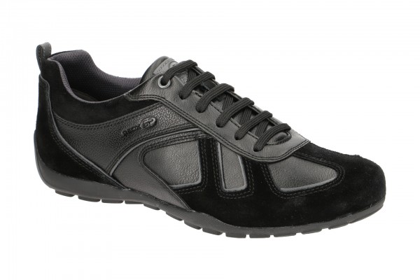 Geox RAVEX Schuhe - sportliche Halbschuhe für Herren in schwarz - U923FD 022BU C9999