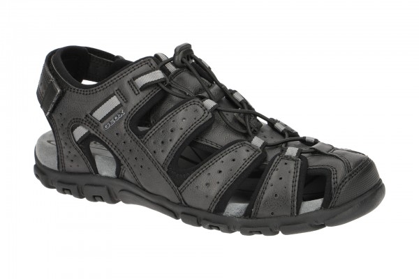 Geox S.STRADA Schuhe - Trekkingsandale für Herren in schwarz - U6224B 0MEBC C9999