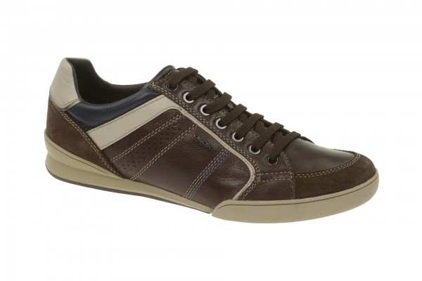 Geox Respira Kristof A Sneakers in dunkelbraun Herren