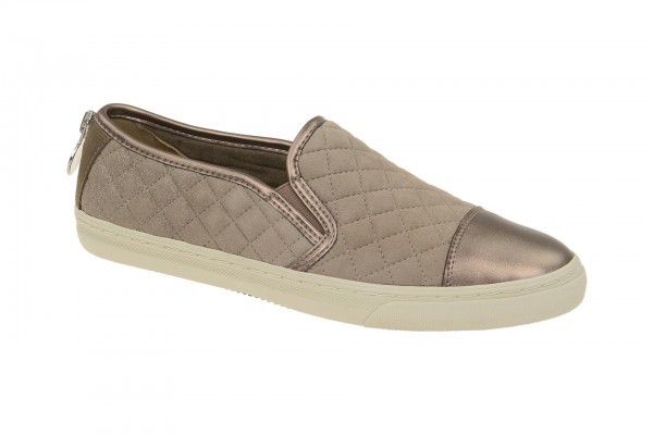 Geox Respira New Club Sneakers im grau beige Damen Slippers