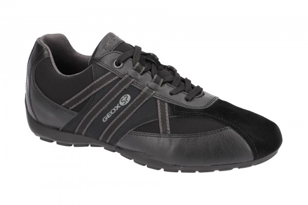 Geox RAVEX Schuhe - sportliche Halbschuhe für Herren in schwarz - U743FB 05411 C9999