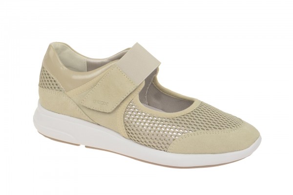 Geox Respira Ophira F Halbschuhe in beige Damen Slipper