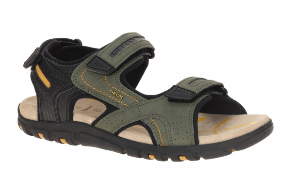Geox S.STRADA Schuhe - sportliche Sandaletten für Herren in dunkel-grün - U8224D 0EKBC CB39B