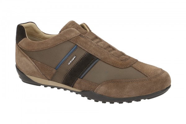 Geox WELLS Schuhe - sportliche Slipper für Herren in braun - U82T5A 022ME C6005