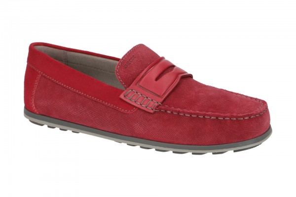 Geox MIRVIN Schuhe - komfortable Herrenslipper in rot - U024LB 0BS22 C7000