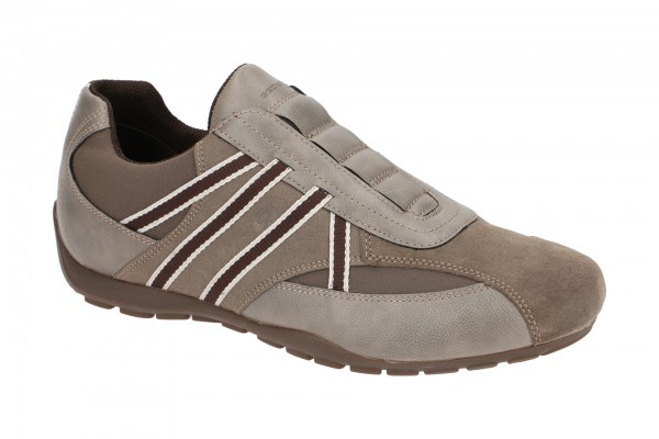 Geox RAVEX Schuhe - sportliche Slipper für Herren in grau - U823FB 05411 C0203