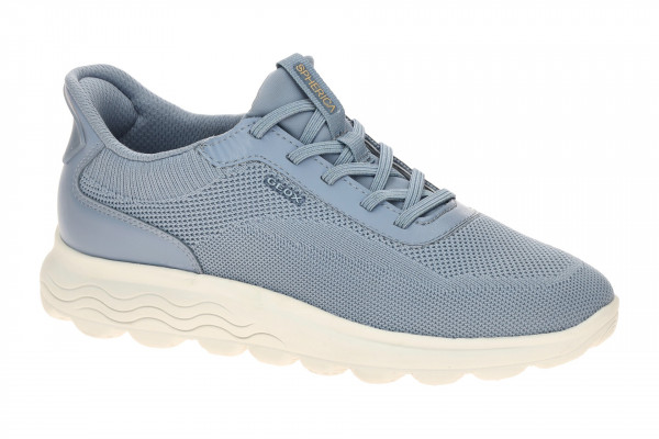 Geox SPHERICA PLUS A Schuhe - sportliche Slipper für Damen in hell-blau - D557MA 06KBC C4003