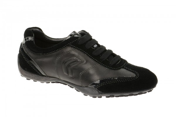 Geox Respira Snake X Sneakers in schwarz Damenschuhe