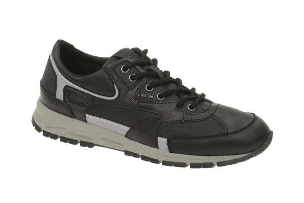 Geox Respira Delray Sneakers in schwarz Freizeitschuhe
