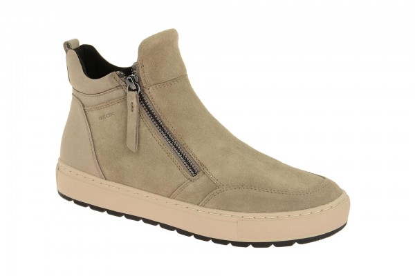 Geox Respira Breeda A Damen Stiefelette in taupe grau