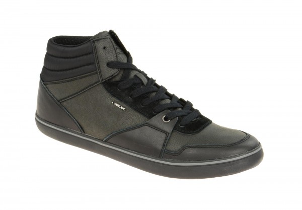 Geox Respira Box J Herren Mid Sneakers in schwarz